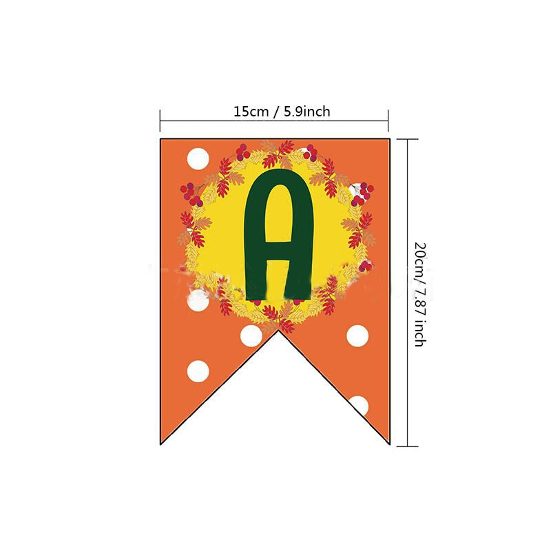 Thanksgiving Day Flag | Festive Holiday Outdoor & Home Decoration