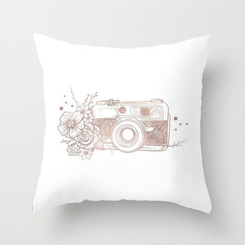 Soft Pink Decorative Cushion Cover
