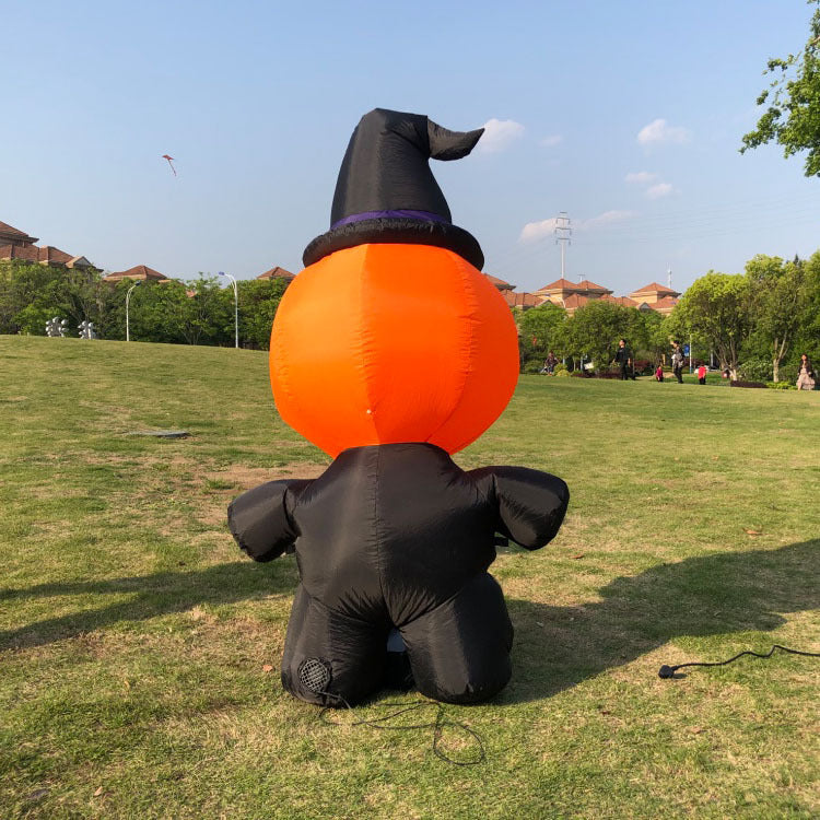 Pumpkin Head Halloween Decoration | Spooky Holiday Decor