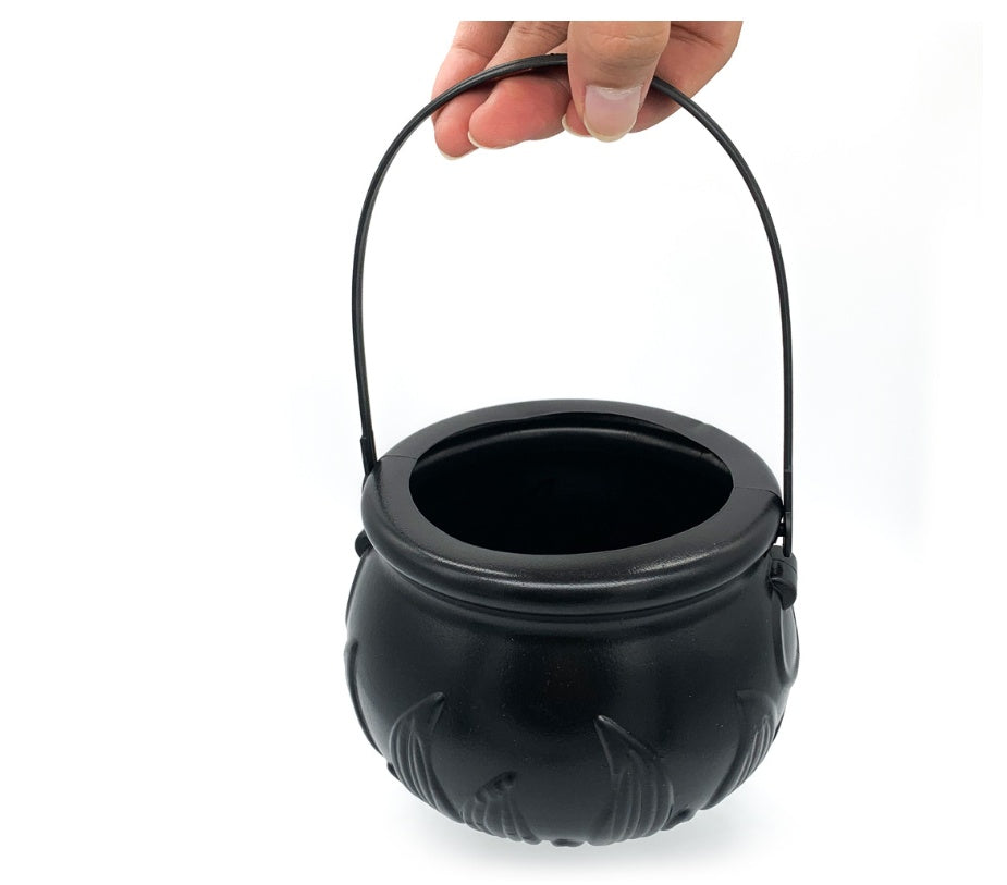 Halloween Witch Cauldron Smoke Machine | LED Color-Changing Humidifier Decor