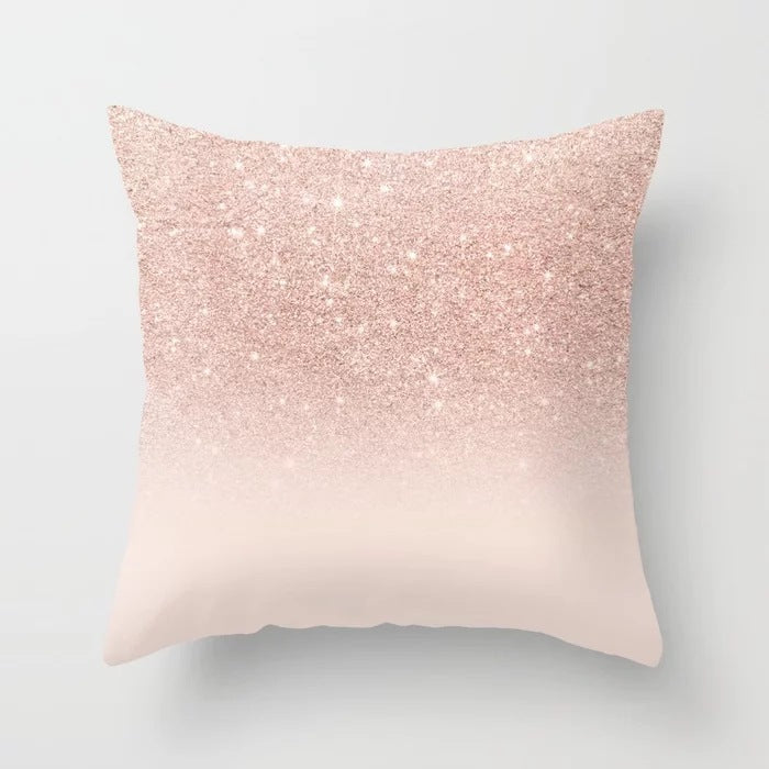 Soft Pink Decorative Cushion Cover