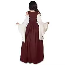 Gothic Victorian Dress Medieval Halloween Costume for Women