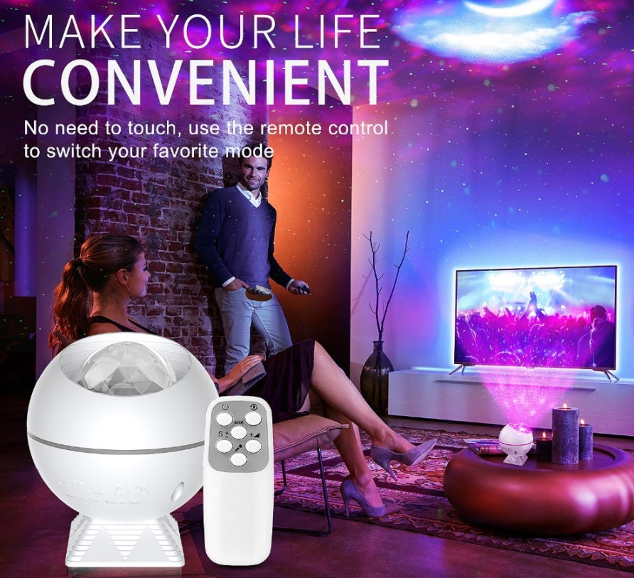Smart Voice Activated Car Watermark Projection Lamp