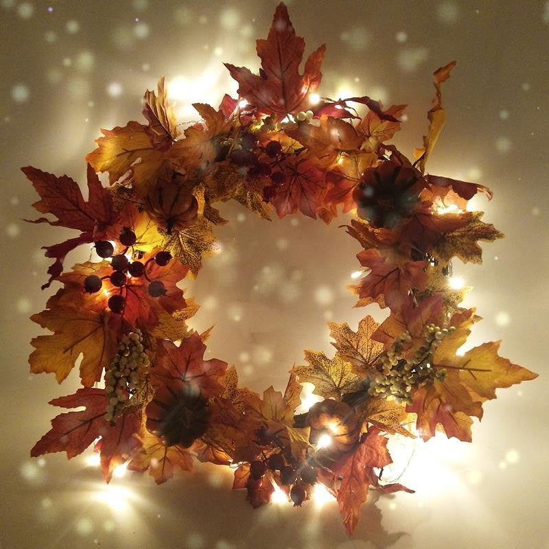 Christmas & Thanksgiving Wreath | Festive Holiday Decoration
