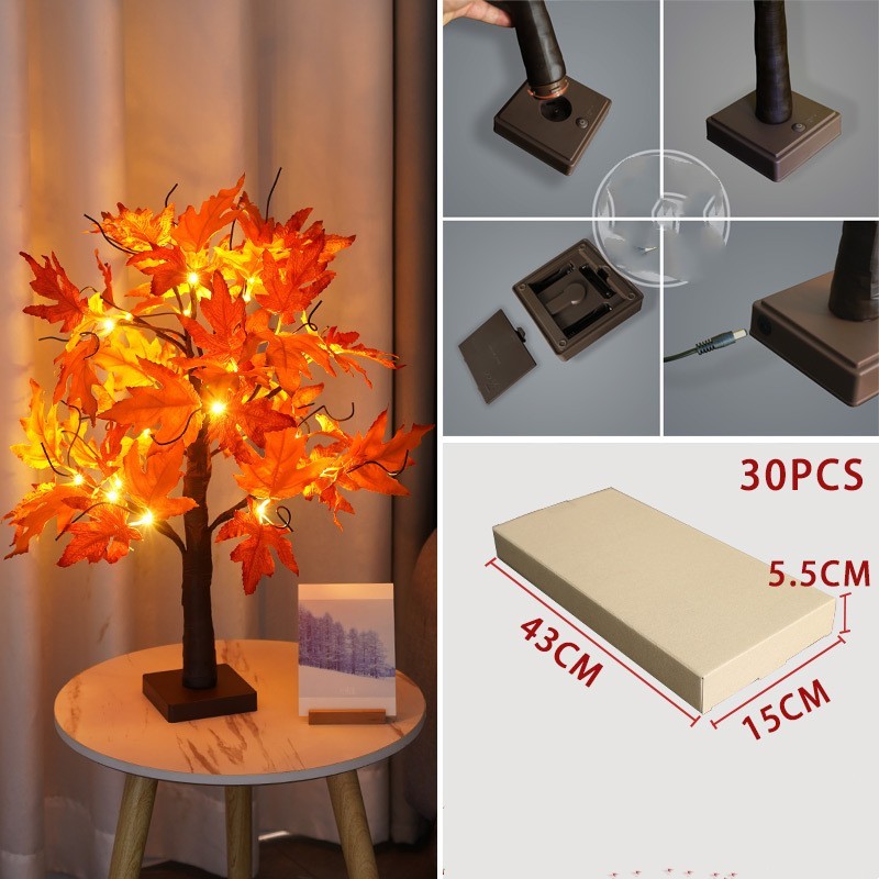 LED Thanksgiving Lights | Maple Leaf Home Decorative String Lights