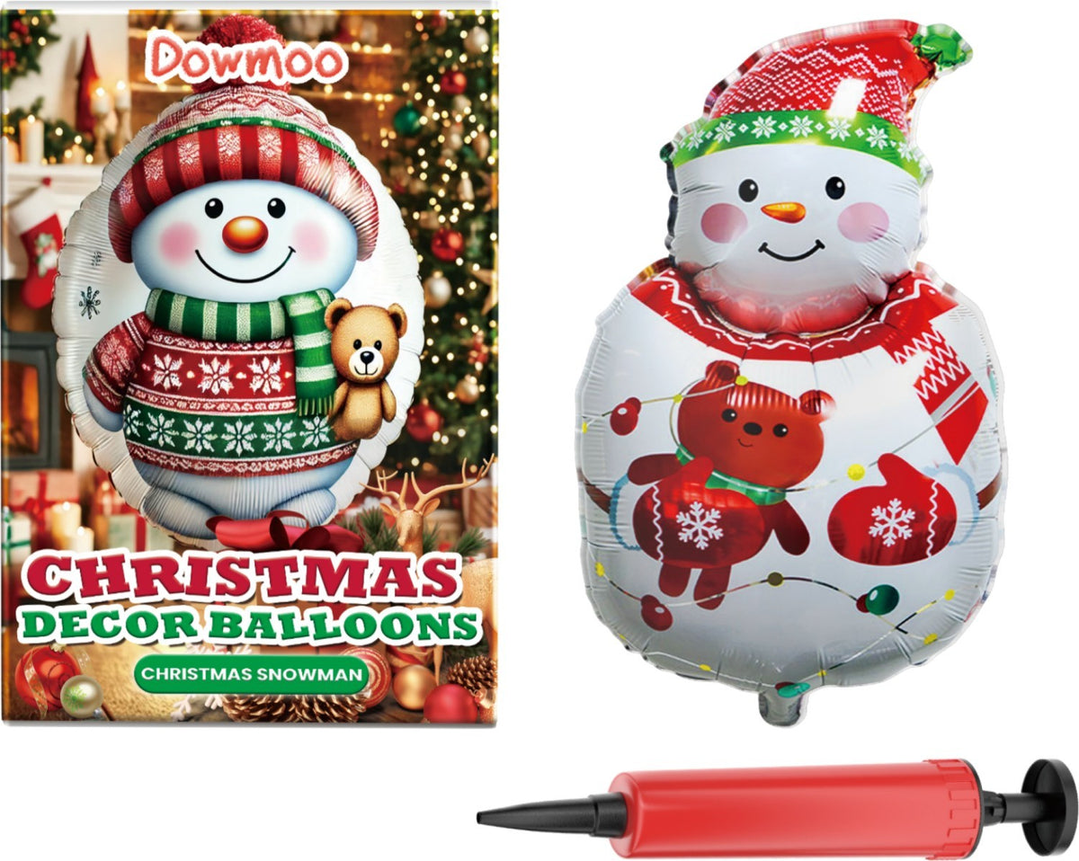 Christmas Snowman Balloons | Festive Holiday Party Decorations