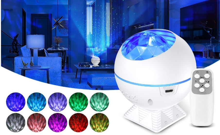 Smart Voice Activated Car Watermark Projection Lamp