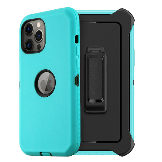 IPHONE 12 Compatible Multilayer Full Protection with Built-In Screen Protector CaseAPPLE IPHONE 12 / IPHONE 12 pro In Blue - Premium Protection by