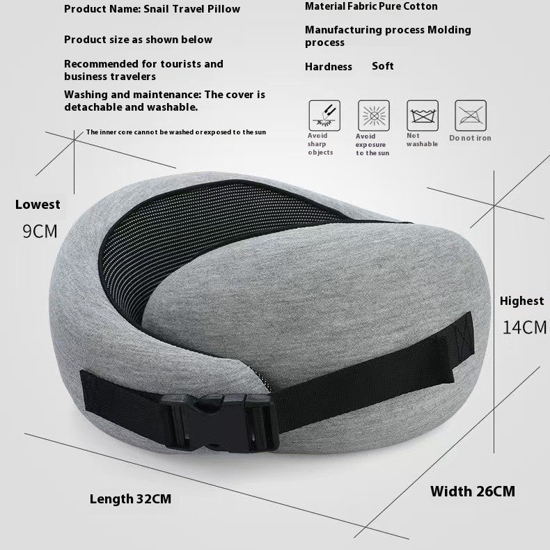 Comfort Support Cushion for Sleeping on Plane, Car & Office