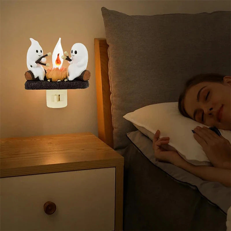 Halloween Ghost Campfire Night Light